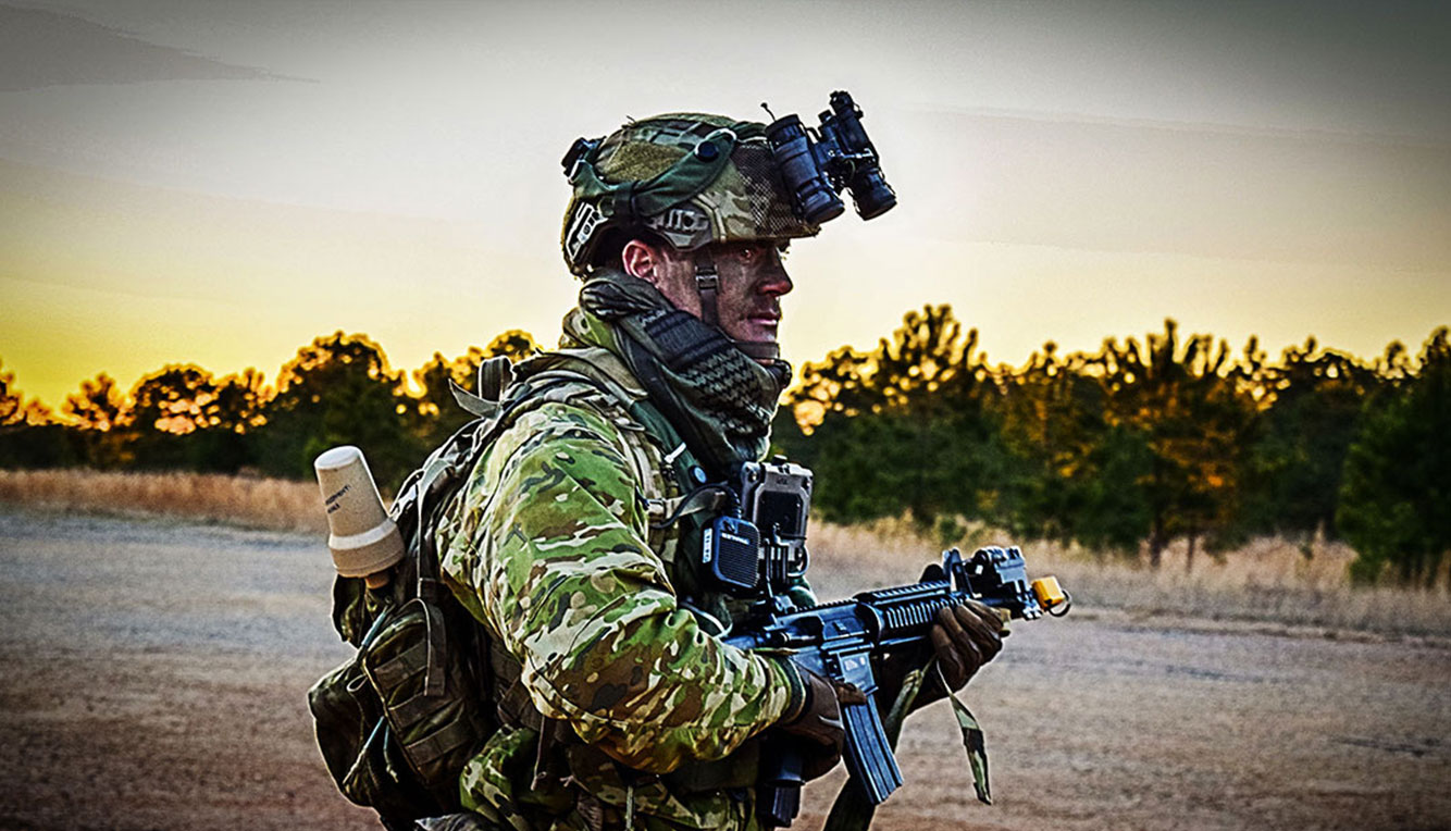 SlingShot Manpack system in use with Australian Army