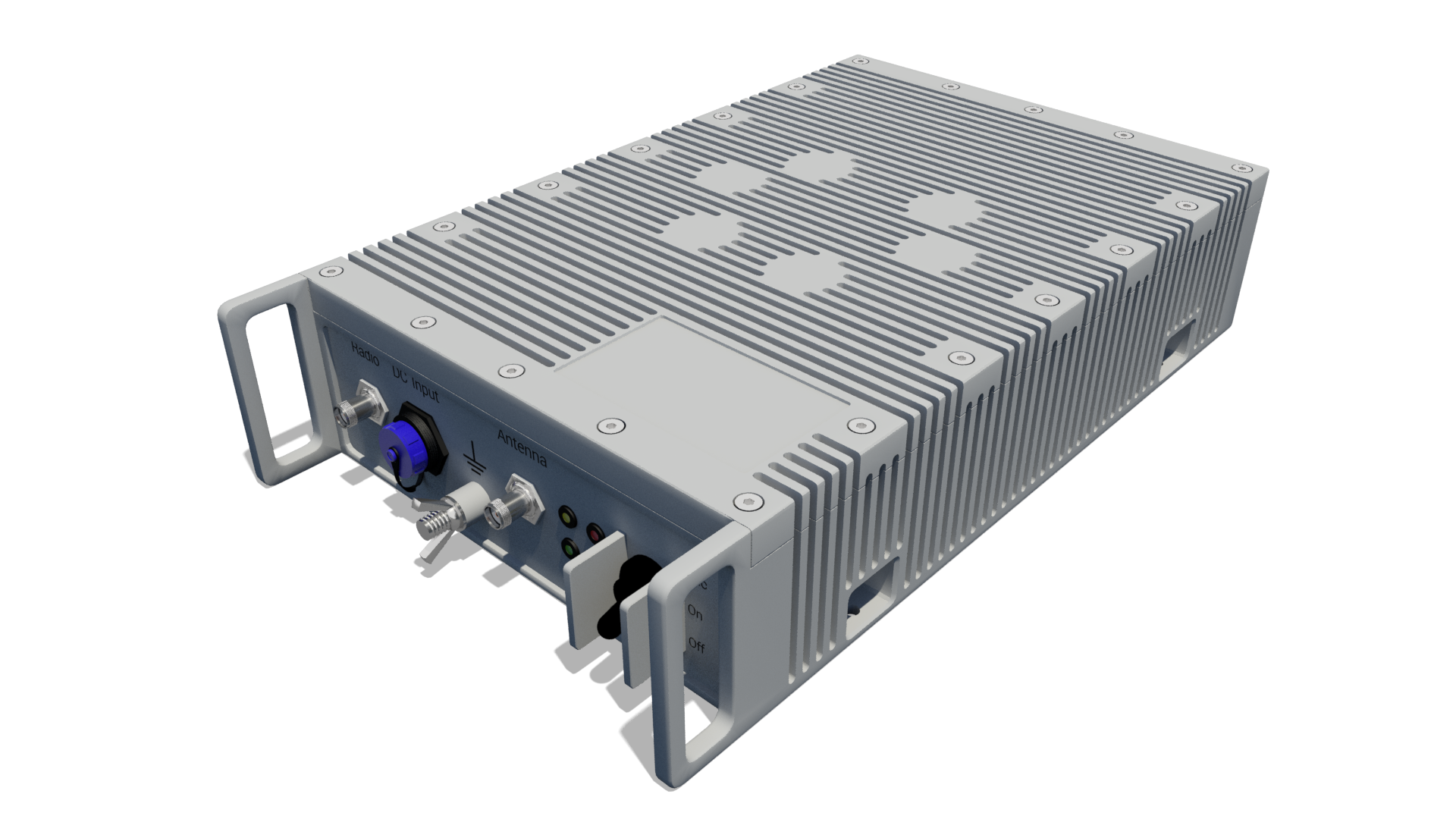 The STOCS hub enables the antenna to be placed remotely from the radio when required.